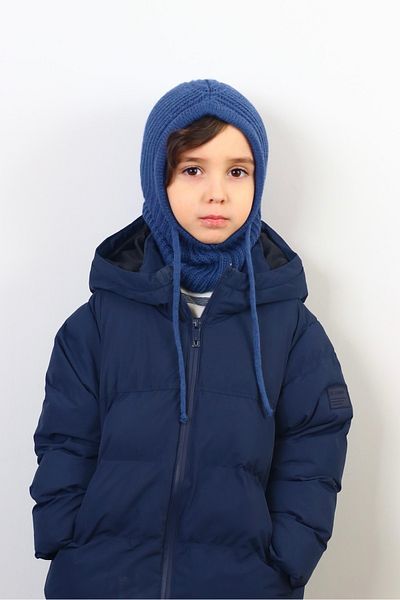 Ritnice Dětská stahovací šňůrka Indigo Balaclava Knitwear Čepice / Čepice