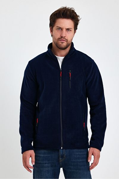 monox Ανδρικό μπουφάν Fleece Outdoor - Με φερμουάρ