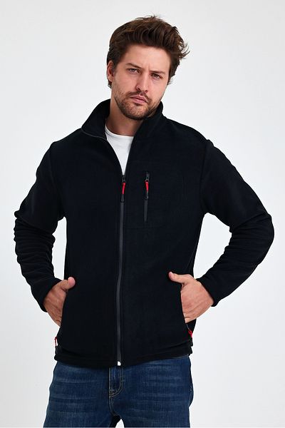 monox Men's Outdoor Fleece Jacket - Zippered