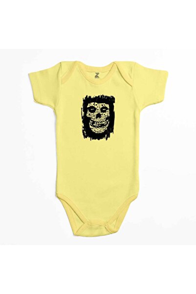 CrowsGate بدلة أطفال من Misfits Die My Darling باللون الأصفر