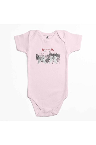 CrowsGate بدلة أطفال من Depeche Mode Memento Mori باللون الوردي