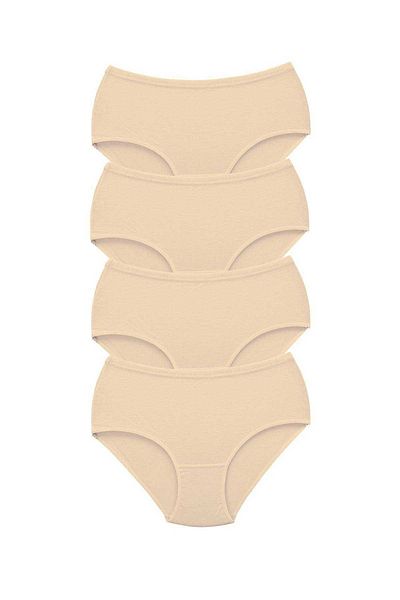 AC BOX 4 Pieces Tutku Women's High Waist Bato Thick Rubber Panties Skin