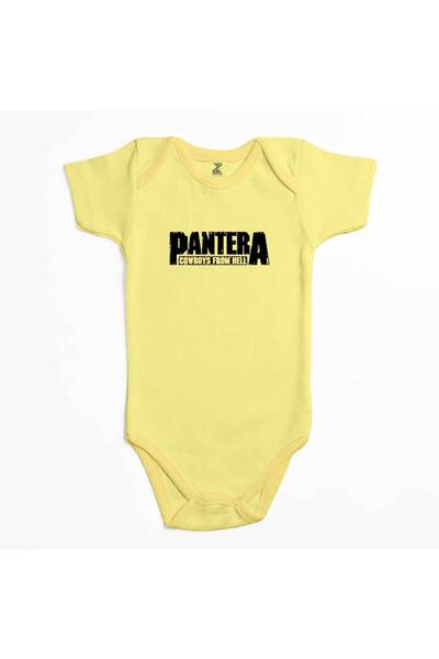 CrowsGate بدلة أطفال من Pantera Cowboys From Hell 2 باللون الأصفر