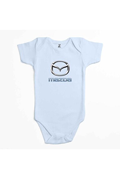 CrowsGate بدلة أطفال باللون الأزرق بشعار مازدا