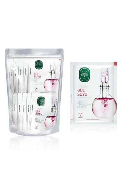 Eyüp Sabri Tuncer Mystic Rose Water Facial Cleansing Wipes 30 Pack Large Size