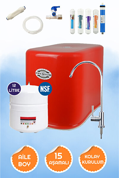 Fresh Water 15 Aşamalı 12 Lt Paslanmaz Çelik Tanklı 6 Filtreli Yüksek Mineral...