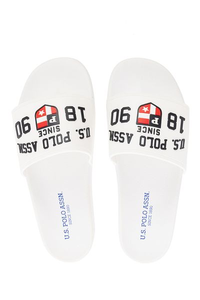 U.S. Polo Assn. Мъжки бели чехли -50267715-VR013 Модел