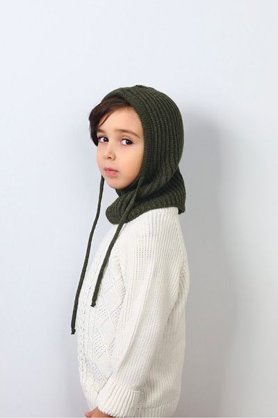 Ritnice Șnur pentru copii Kaki Balaclava Tricoturi Beretă/Șapcă