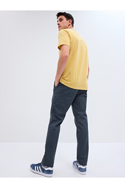 GAP Erkek Lacivert Slim Fit Flex Khaki Pantolon