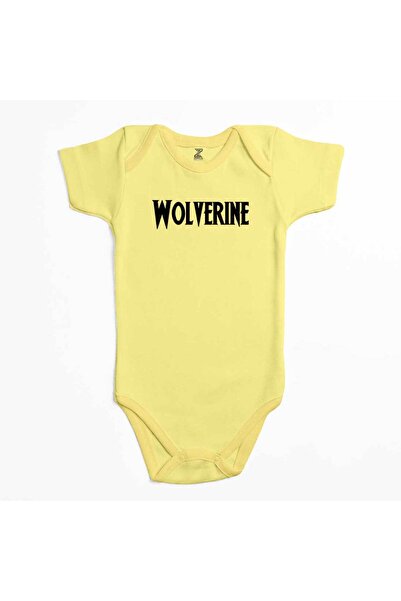 CrowsGate بدلة أطفال باللون الأصفر من Wolverine Text