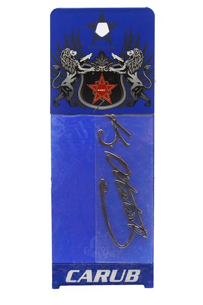 Carub Metal Lettering 8x2cm Ataturk Signature