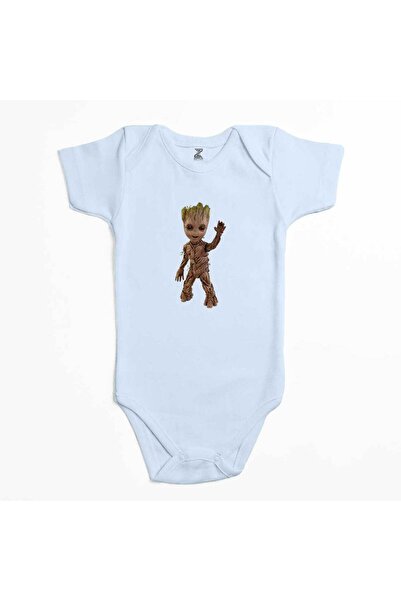 CrowsGate بدلة أطفال باللون الأزرق من Groot Baby