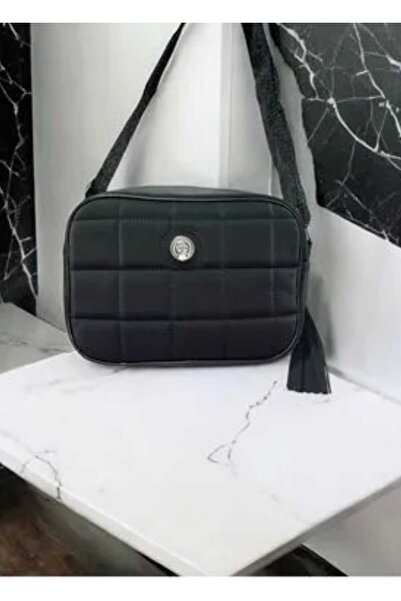 Skygo حقيبة كتف وحقيبة كروس نسائية باللون الأسود