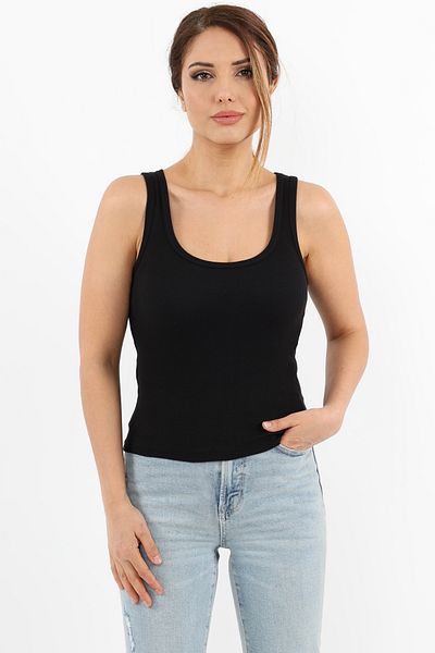 Ritnice Women's Premium Cotton 3-Piece Set - Cream, White, Black Corduroy Tank Top