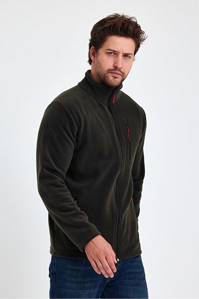 monox Ανδρικό μπουφάν Fleece Outdoor - Με φερμουάρ