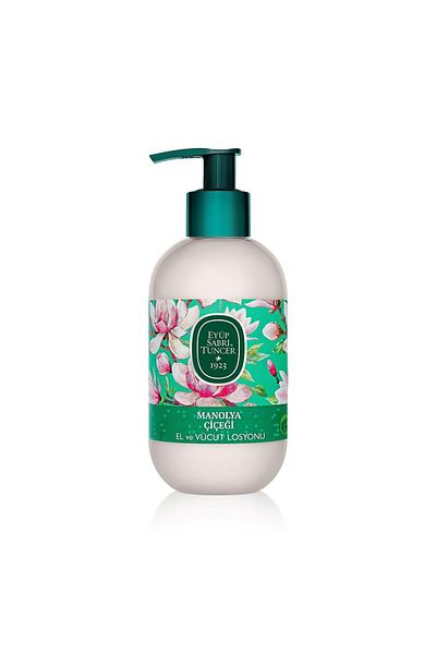 Eyüp Sabri Tuncer Loțiune pentru mâini și corp cu ulei de măsline din flori de magnolie - 280 ml