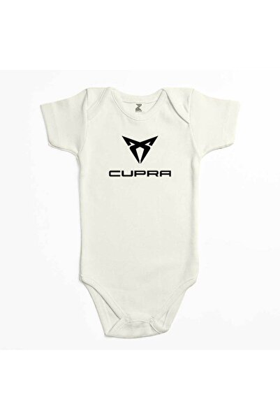 CrowsGate بدلة أطفال من Kupra بشعار ونص بلون إكرو