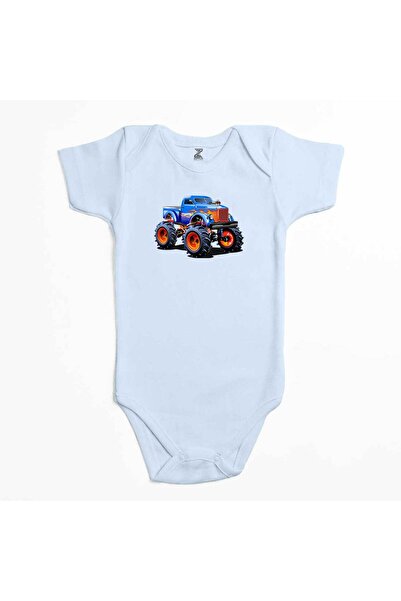 CrowsGate بدلة جسم شاحنة الوحش ذات الدفع الرباعي باللون الأزرق