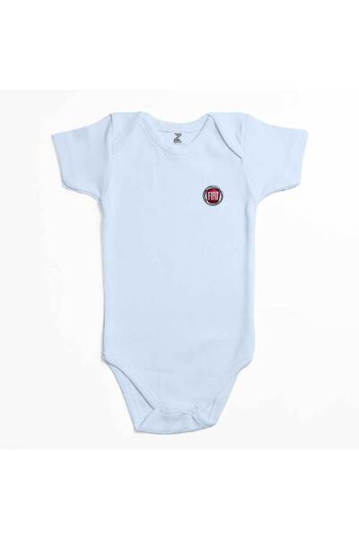 CrowsGate بدلة أطفال باللون الأزرق بشعار فيات