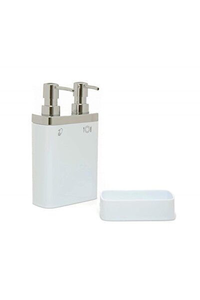 Prima Nova Primanova Viva - Set of 2 White Sponge Liquid Soap Dispensers