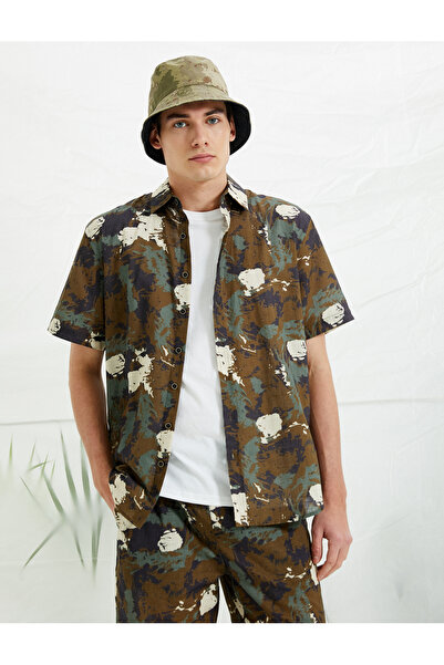 Koton Koszula z krótkim rękawem i nadrukiem