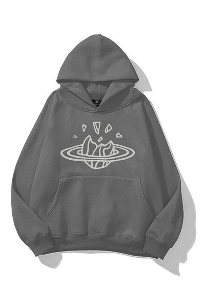 Trendiz Φούτερ Unisex Anthracite Outer Space