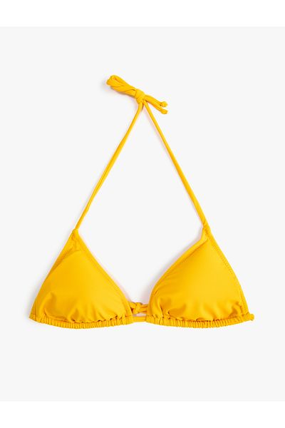 Koton Triangel-Bikinioberteil mit Neckholder, bedeckt