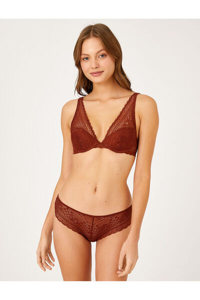 Koton Krajková podprsenka s kosticí nevyztužená