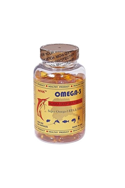 MNK Dietary Supplement إم إن كيه أوميغا 3 100 كبسولة