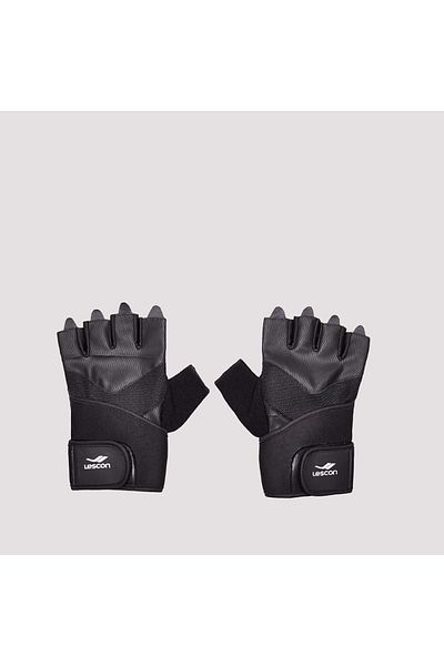 Lescon قفازات رياضية 3631 - أسود - L/xl