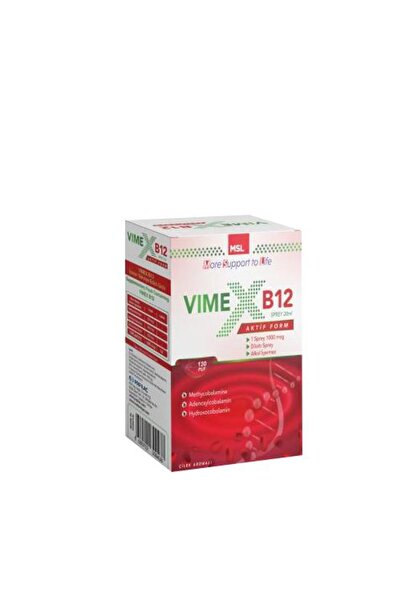 MSL Vimex B12 Vitamin B12 Dilatı Spreyi 10 ml