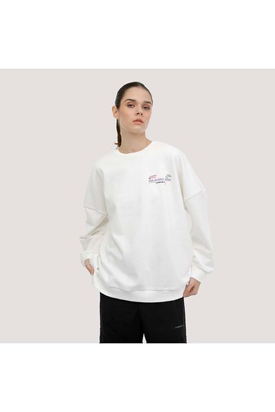 lumberjack Γυναικείο φούτερ Wl Tina - Εκρού - L/xl