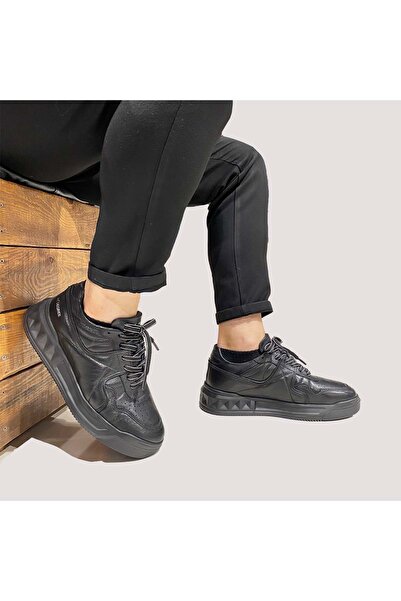MARCOMEN 19520 Erkek Günlük Deri Ayakkabı - Siyah - 41