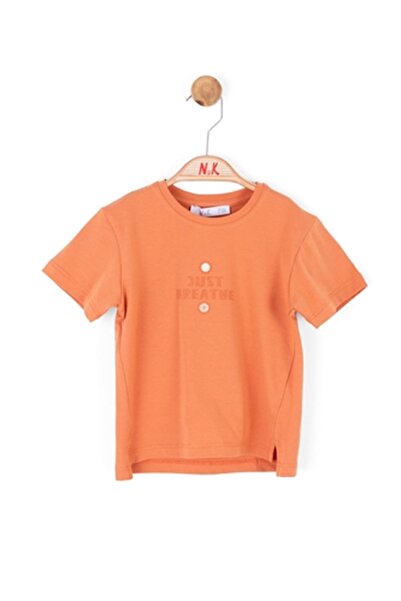 nk kids Nk Kids 46612-Etno T-Shirt 1/4 Orange