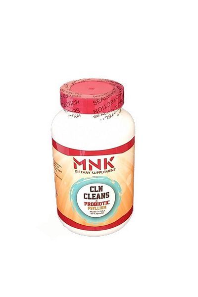 Mnk Cln Cleans - Probiotic Psyllium 60 Capsules