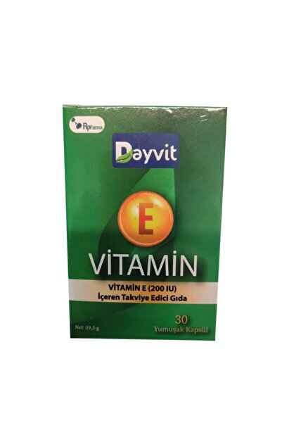 Dayvit Vitamin E 200 IU 30 Kapsül