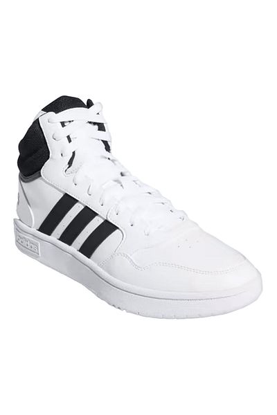 adidas Ανδρικά παπούτσια μπάσκετ Hoops 3.0 Mid White Gw3019