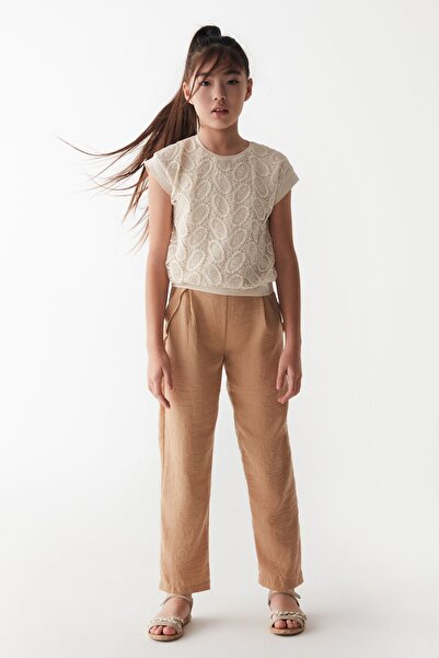 Genel Markalar 36364-VİKTORYA BLUZ 8/14 KREM