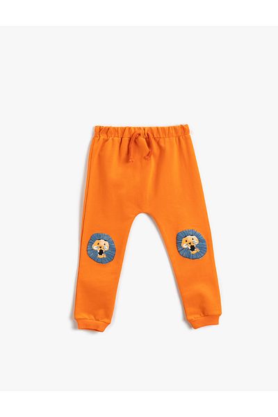 Koton Lion Print Detailed Jogger Sweatpants