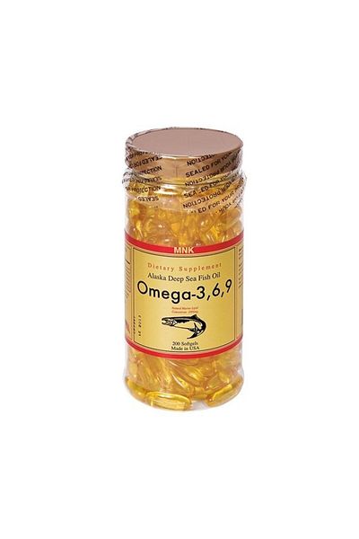 Mnk Omega-3,6,9 - 200 Capsules Decorated