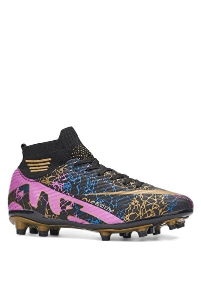 LALİGA Air Laliga Black/Gold/Patterned Crampon with Socks