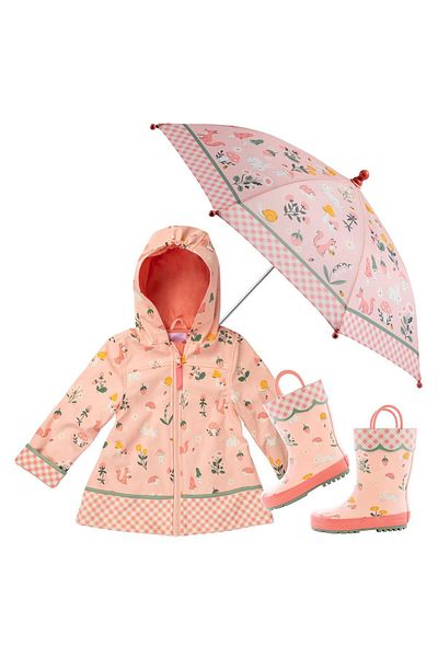 Stephen Joseph Raincoat Strawberry Field