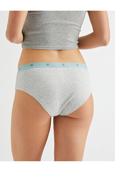 Koton Hipster εσώρουχα με στάμπα με σύνθημα με λεπτομέρεια με αστέρι
