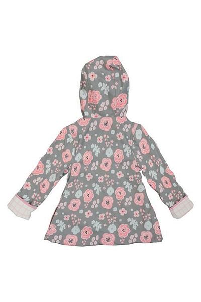 Stephen Joseph Pink Raincoat with Flower Pattern