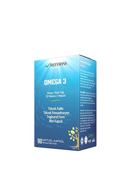 Referans Nutra Reference Omega 3 Vitamin D-E 90 Capsules
