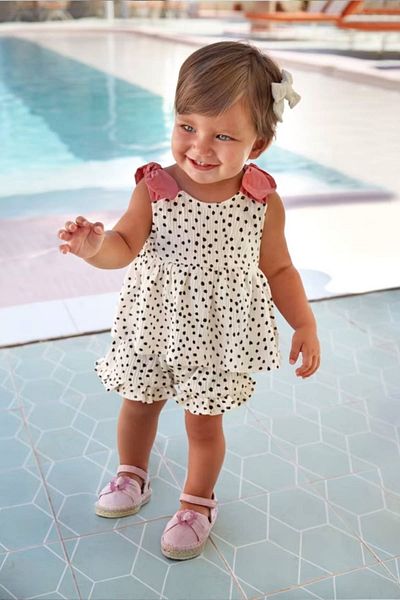 MAYORAL Baby Girl Summer Shorts Blouse Set of 2 1228