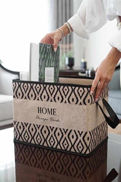 MasterCar Bohe Organizer with Handles Basket Shelf Organizer Closet Organizer 22X34X24