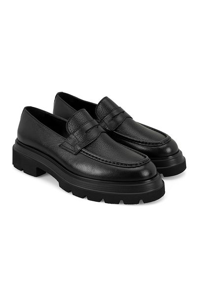 Desa Ανδρικά δερμάτινα casual παπούτσια Cristian Black