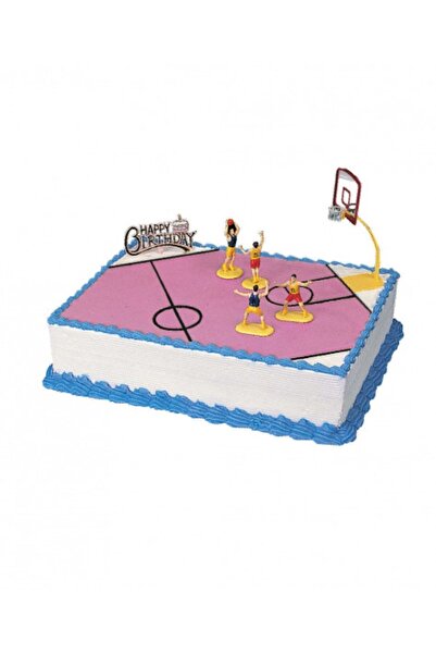Genel Markalar Basketbol Pasta Süsü Oyuncak Set