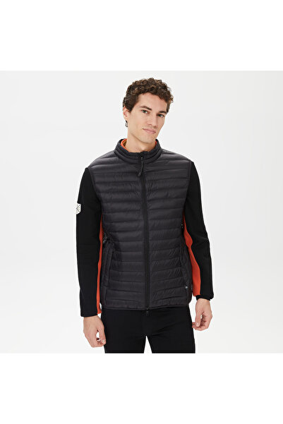 Nautica Erkek Siyah Standart Fit Yelek